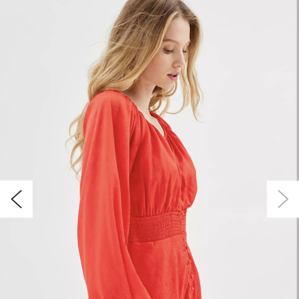 NWT UO Rebecca Long Sleeve Mini Dress - Picture 2 of 10